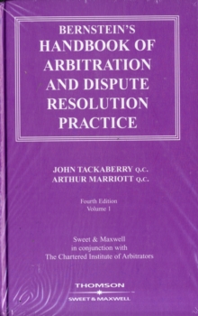 Image for Bernstein's Handbook of Arbitration and Dispute Resolution Practice