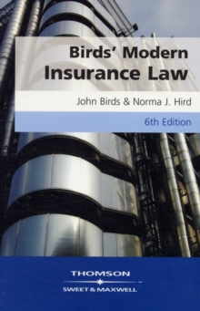 Image for Birds' Modern Insurance Law