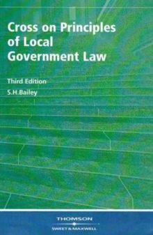 Image for Cross on Principles of Local Government Law