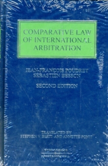 Image for Comparative Law of International Arbitration