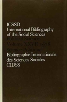 IBSS: Political Science: 1978 Volume 27