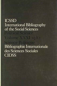 Image for IBSS: Political Science: 1982 Volume 31