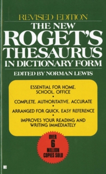 Image for New Roget's Thesaurus in Dictionary Form