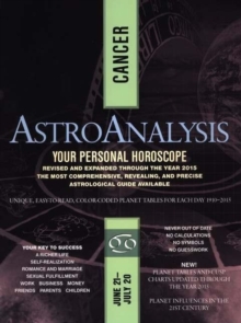 Image for Astroanalysis : Your Personal Horoscope - Cancer