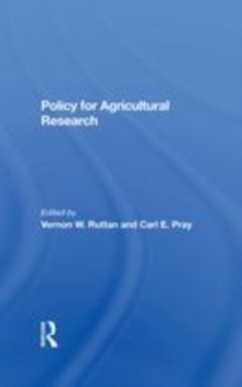 Image for Policy for agricultural research