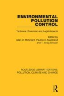 Image for Environmental pollution control  : technical, economic and legal aspects