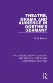 Image for Theatre, drama and audience in Goethe's Germany