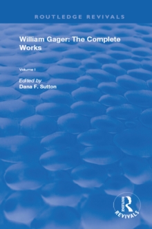 Image for William Gager: The Complete Works