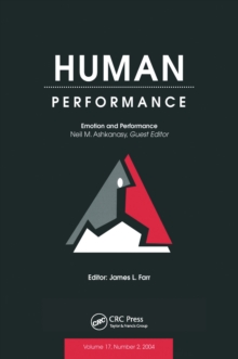 Image for Emotion and performance: a special issue of human performance