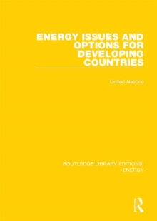 Image for Energy issues and options for developing countries.