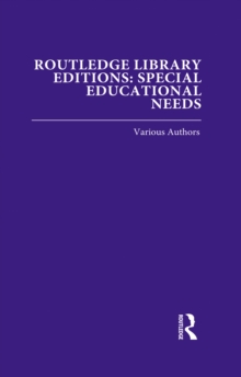 Image for Routledge Library Editions: Special Educational Needs