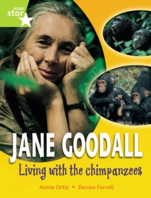Image for Rigby Star Gui Quest Year 2 Lime Level: Jane Goodall: Living With Chimpanzees Reader Sgle