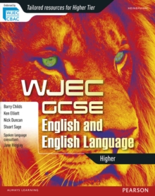 Image for WJEC GCSE English and English language: Higher student book