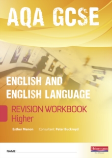 Image for Revise GCSE AQA English/Language Workbook - Higher