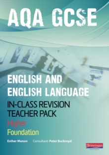 Image for AQA GCSE English and English languageHigher, foundation: In-class revision teacher pack
