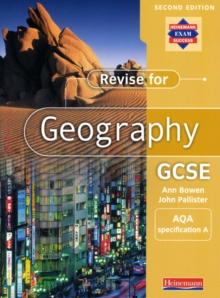 Image for A Revise for Geography GCSE: AQA specification