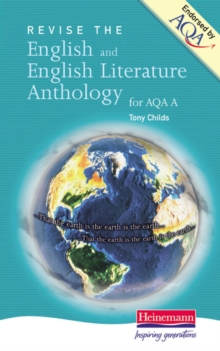 Image for Revise the English and English literature anthology for AQA A