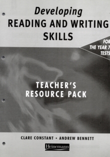 Image for Developing reading and writing skills for the year 7 testsTeacher's resource pack