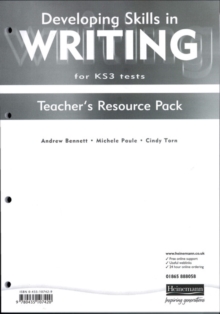Image for Developing Skills in Writing Teachers Resource File