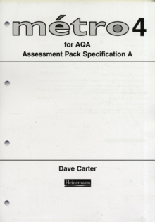 Image for A Metro 4 for AQA Assessment Pack Specification