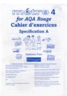 Image for Metro 4 for AQA: Rouge Cahier d'exercices