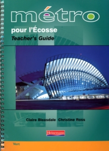 Image for Metro Pour L'Ecosse Vert: Teacher's Guide