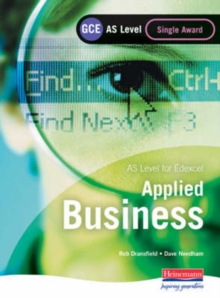 Image for Applied business  : AS level for Edexcel