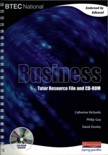 Image for BTEC National business: Tutor resource file and CD-ROM