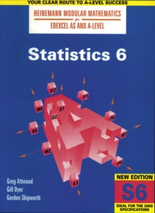 Image for Heinemann Modular Maths For Edexcel AS & A Level Statistics 6 (S6)