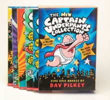 Image for The New Captain Underpants Collection Plus Sticker (Captain Underpants, Books #1-5)