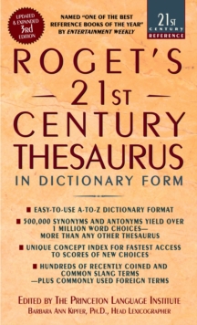 Image for Roget's 21st Century Thesaurus, Third Edition
