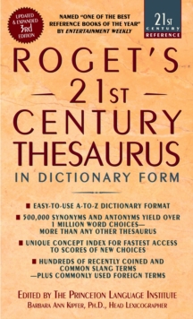 Roget’s 21st Century Thesaurus, Third Edition