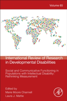 Image for Social and Communicative Functioning in Populations with Intellectual Disability: Rethinking Measurement