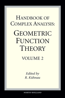 Handbook of Complex Analysis