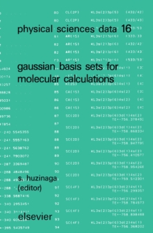 Image for Gaussian basis sets for molecular calculations