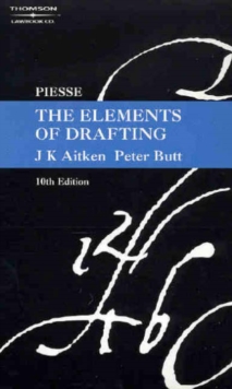 Image for Piesse - The Elements of Drafting