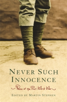 Image for Poems of the First World War  : 'Never such innocence'