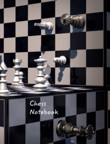 Image for Chess Notebook : Large College Ruled Abstract Chessboard Design