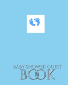 Image for Baby Boy Foot Prints Stylish Shower Guest Book : Baby Boy Foot Prints Stylish Shower Guest Book