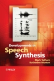 Image for Developments in speech synthesis