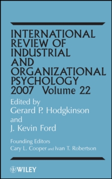 International Review of Industrial and Organizational Psychology 2007