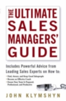 Image for The ultimate sales managers' guide