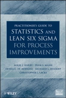 Image for The practitioner's guide to statistics and lean Six Sigma for process improvements