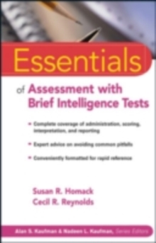 Image for Essentials of assessment with brief intelligence tests