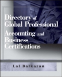 Image for Directory of global professional accounting and business certifications