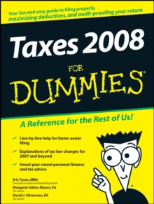 Image for Taxes 2008 for Dummies