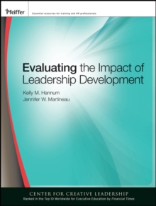 Image for Evaluating the impact of leadership development