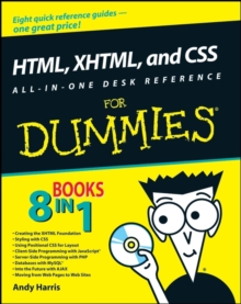 Image for HTML, XHTML, and CSS All-in-one Desk Reference For Dummies