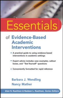 Image for Essentials of Evidence-Based Academic Interventions