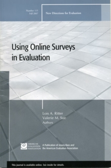 Image for The Use of Online Surveys in Evaluation